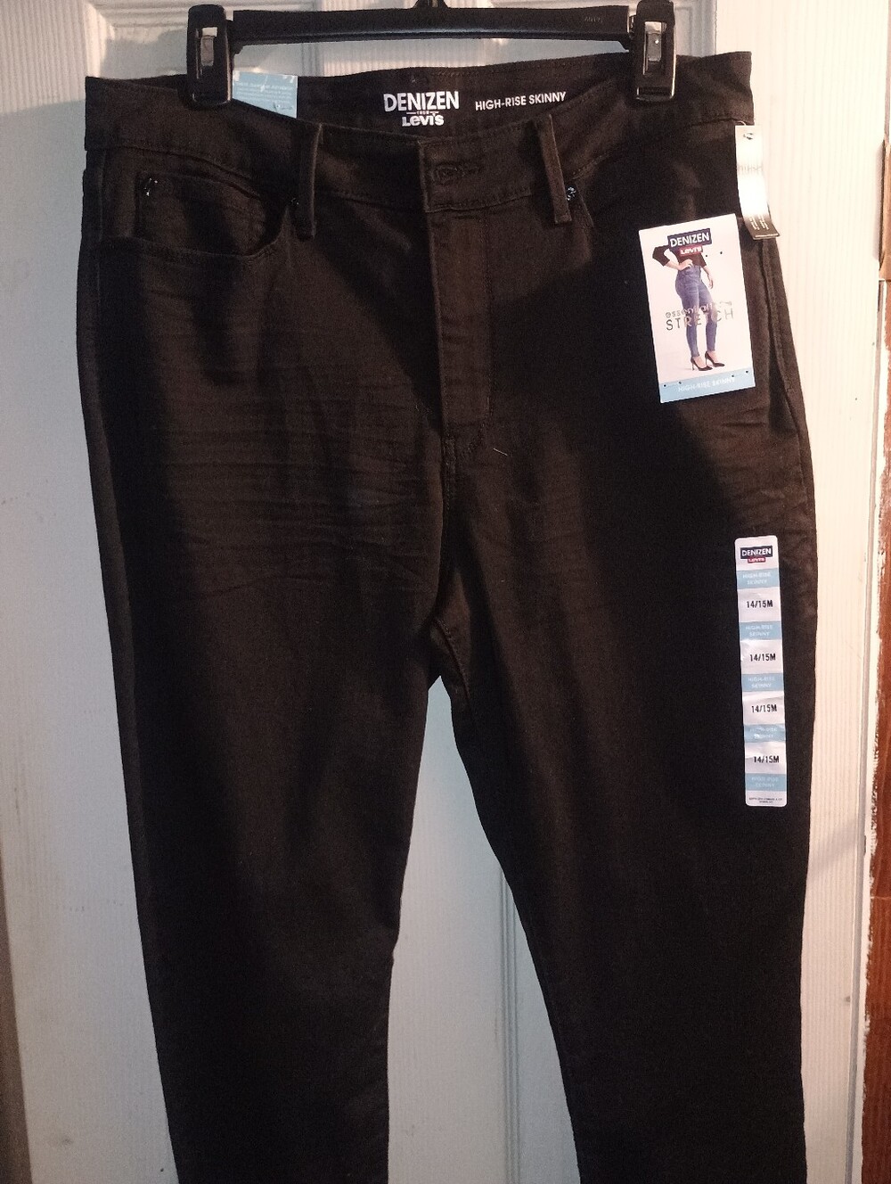 Denizen From Levi's High-Rise Skinny Jeans - Black